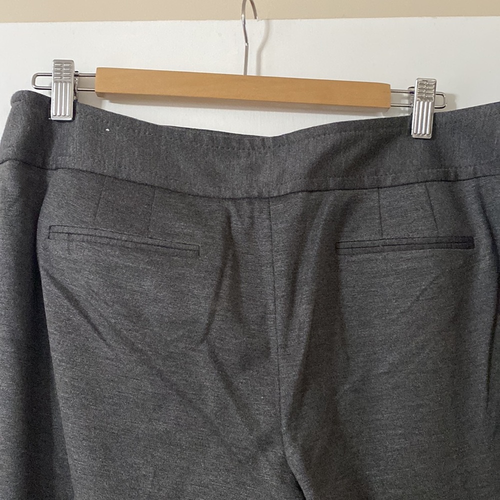 NWOT Lot of 2 LOFT pants charcoal gray & black size 10 - Picture 5 of 7